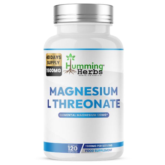 Picture of Humming Herbs Magnesium L-Threonate Capsules 1500mg