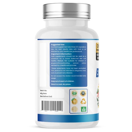 Picture of Humming Herbs Berberine 3-in-1 Capsules | 180 Capsules