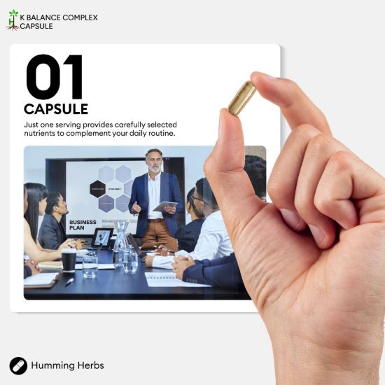 Picture of Humming Herbs K-Balance Complex — 180 Capsules