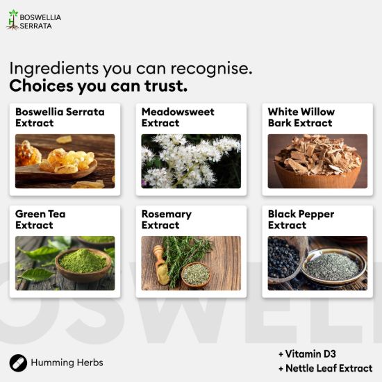 Picture of Humming Herbs Boswellia Serrata Capsules – 8-in-1 Formula