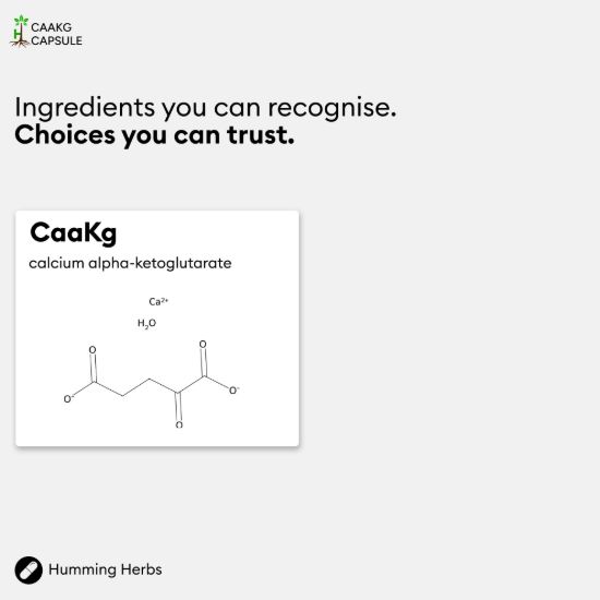 Picture of Humming Herbs CAAKG Calcium Alpha-Ketoglutarate Capsules