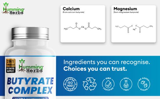 Picture of Humming Herbs Butyrate Complex — Calcium & Magnesium Salts