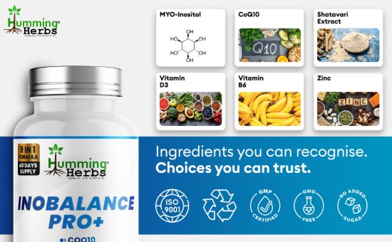 Picture of Humming Herbs Inobalance Pro+ Capsules | 9-in-1 Formula
