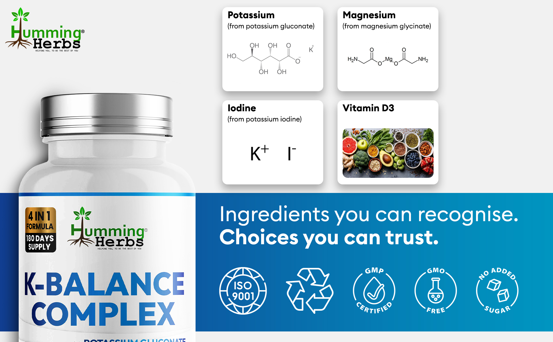 Humming Herbs K-Balance Complex capsules