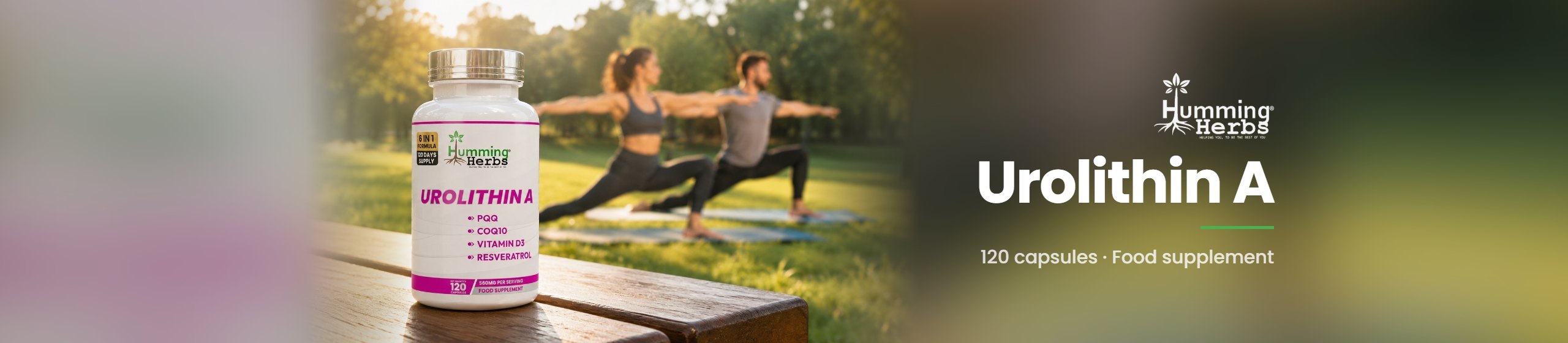 Humming Herbs Urolithin A capsules, food supplement